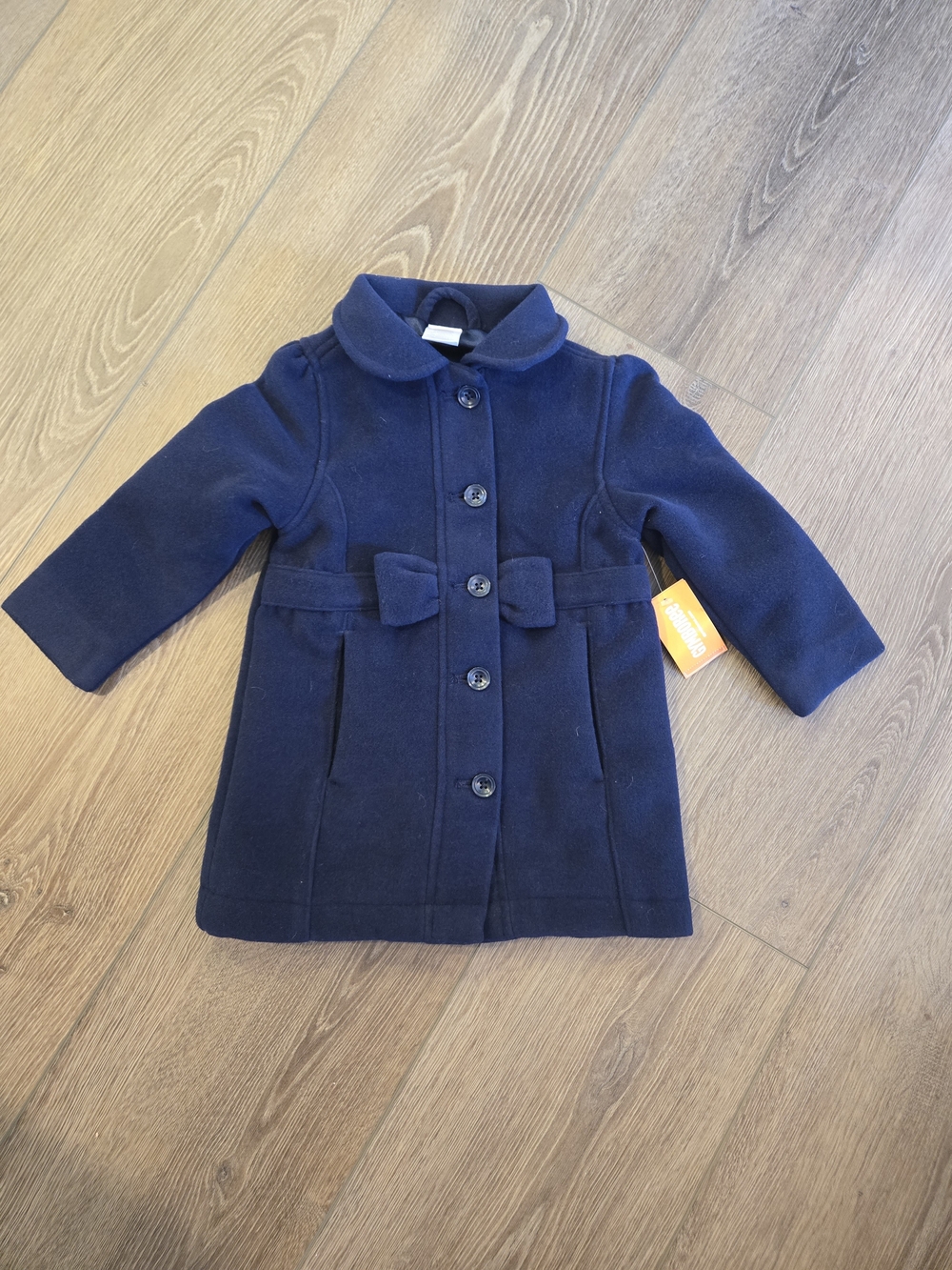 Gymboree Navy Bow-Trim Pea Coat for Kids